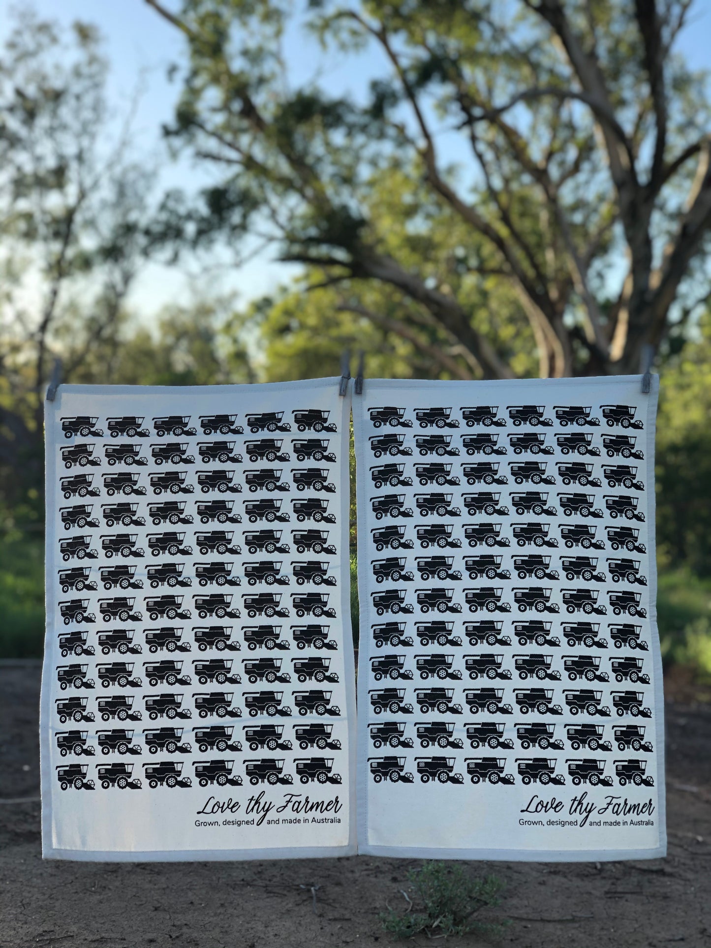Australian Cotton Tea Towel (Headers)