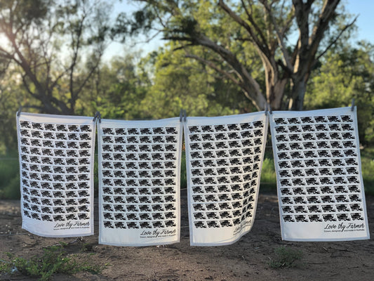 Australian Cotton Tea Towel (Headers)