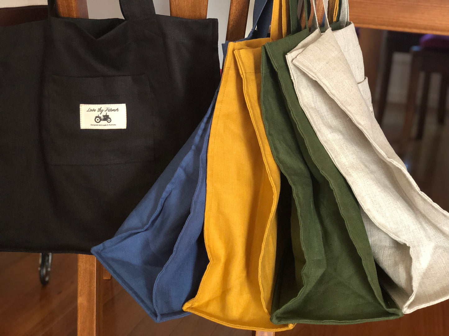 Linen Tote Bag